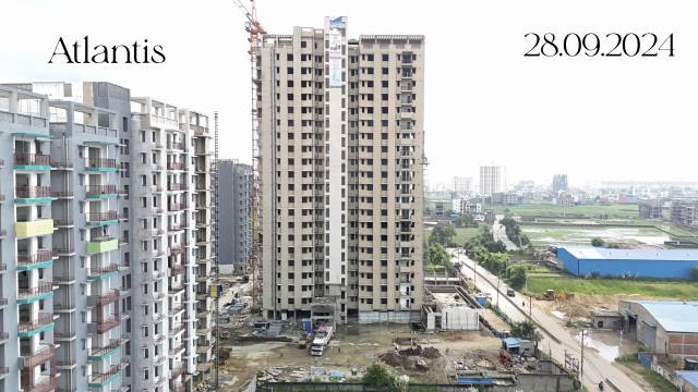 Entrance of a reputed real estate office in Patna.