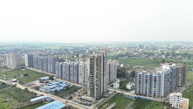 Cluster View at Saakaar Aqua City - Luxury Apartments in Patna