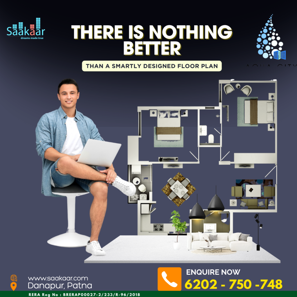 When it comes to finding the perfect floor plan in Patna, look no further than Saakaar Aqua City. With our exciting 2 BHK flats in Patna, spacious 3 BHK flats in Patna, and luxurious 4 BHK flats in Patna, we have a home that suits every need and lifestyle. Trust the best builders in Patna to deliver the home of your dreams.