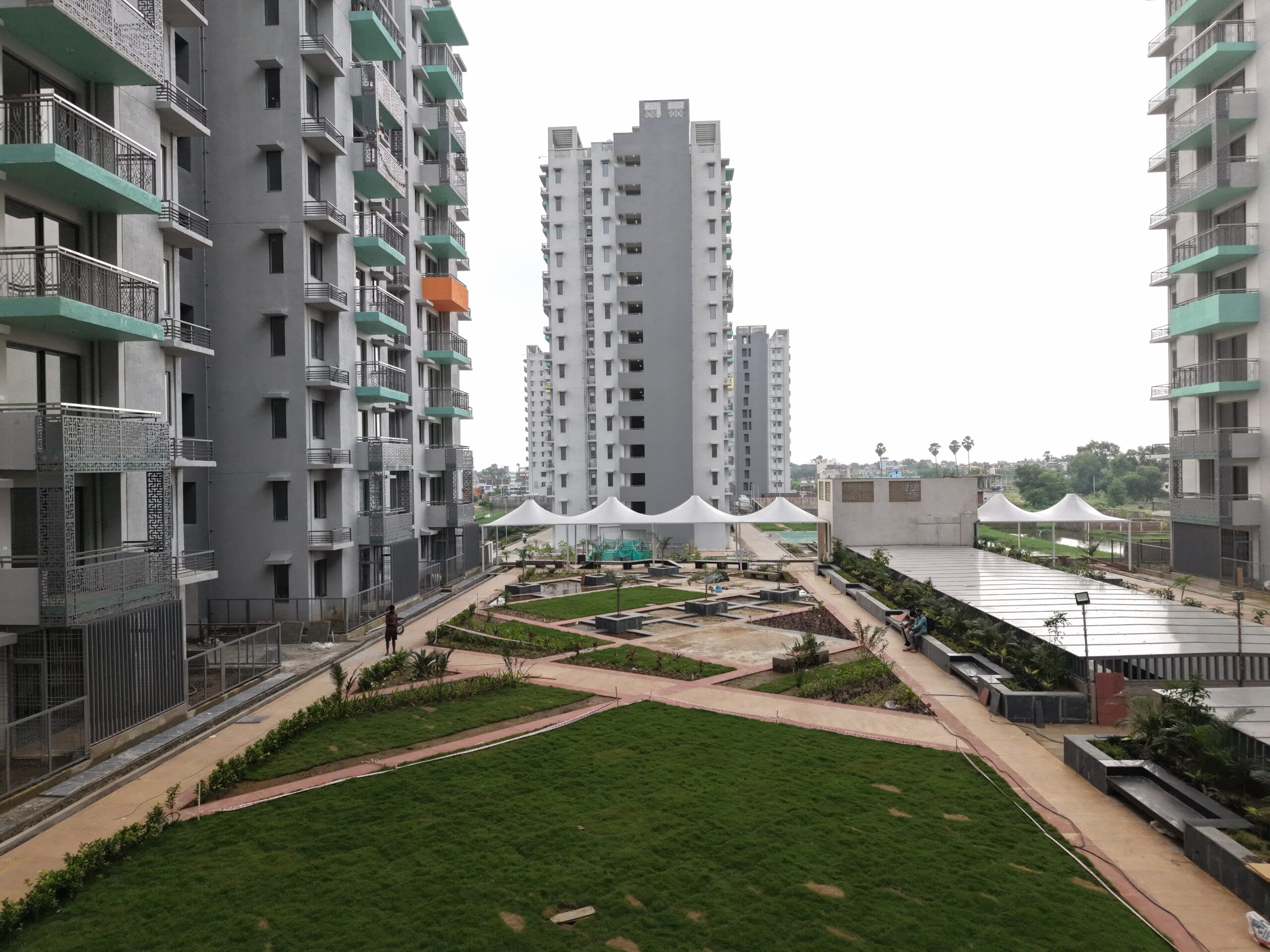 65 percent open green spaces at Saakaar Aqua City, the top township in Patna designed for sustainable and luxury living