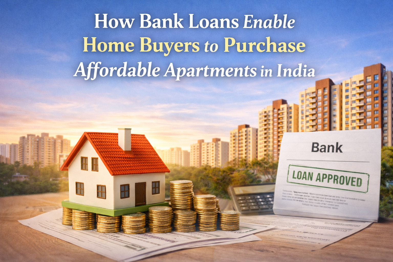 Affordable apartments with bank loan
