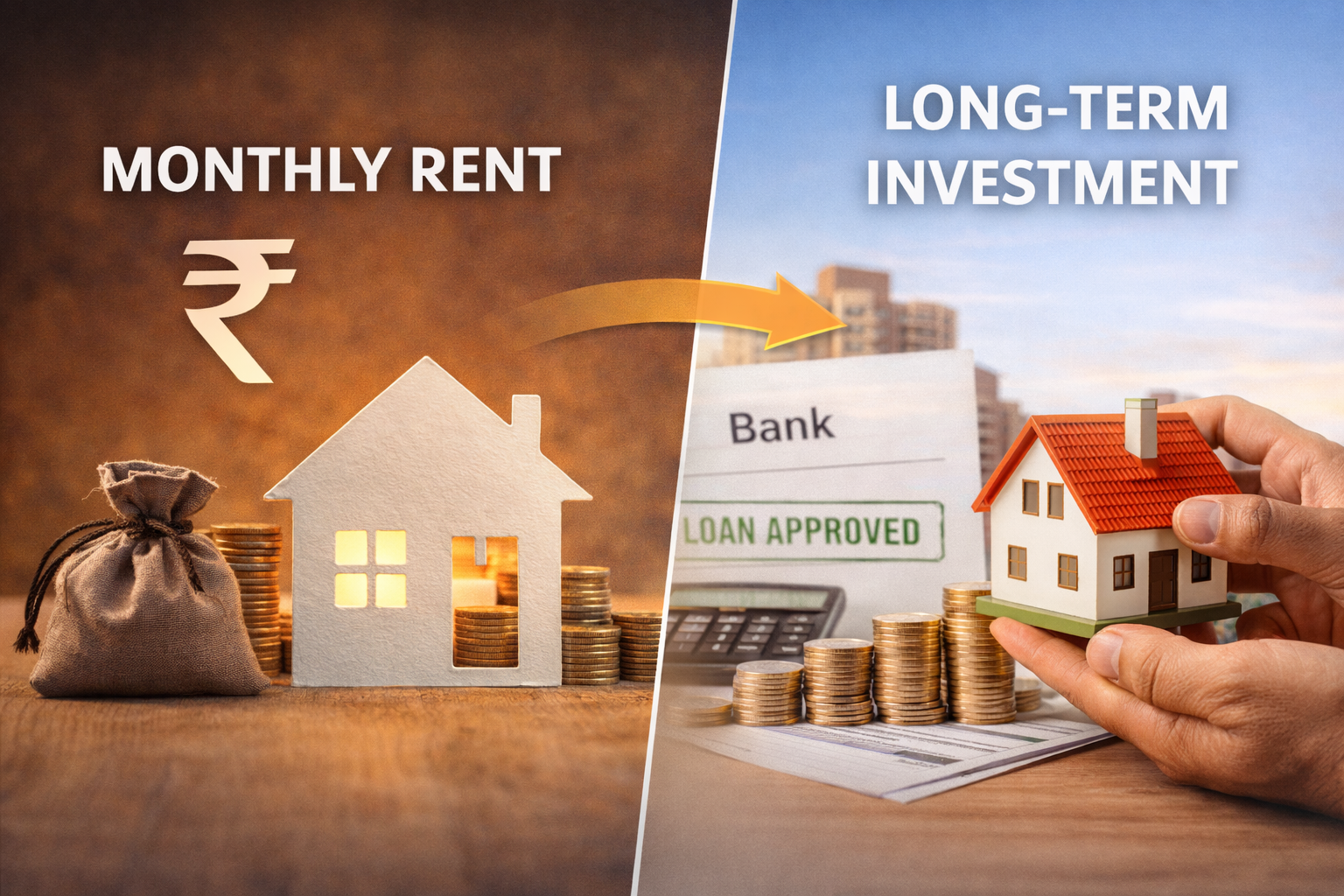 Buying home with bank loan