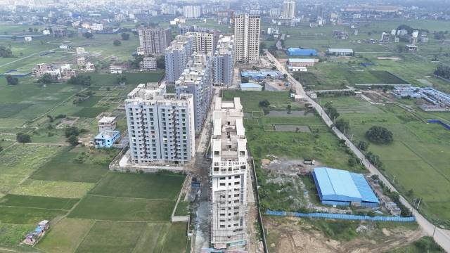 Cluster View at Saakaar Aqua City - Luxury Apartments in Patna