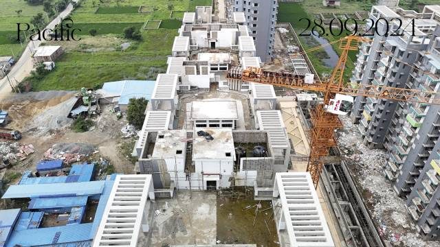 Aerial view of Patna's top township project.